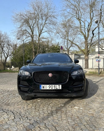 Jaguar F-Pace cena 147000 przebieg: 67000, rok produkcji 2019 z Warszawa małe 781